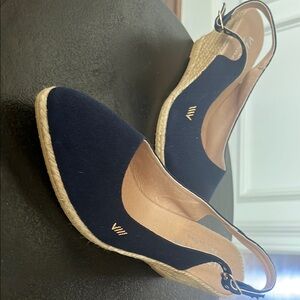 Viscata Women's Navy Espadrille Wedges